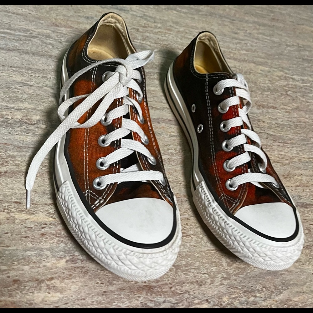 Converse All Star Unisex tie dye brown sneakers - Picture 13 of 16
